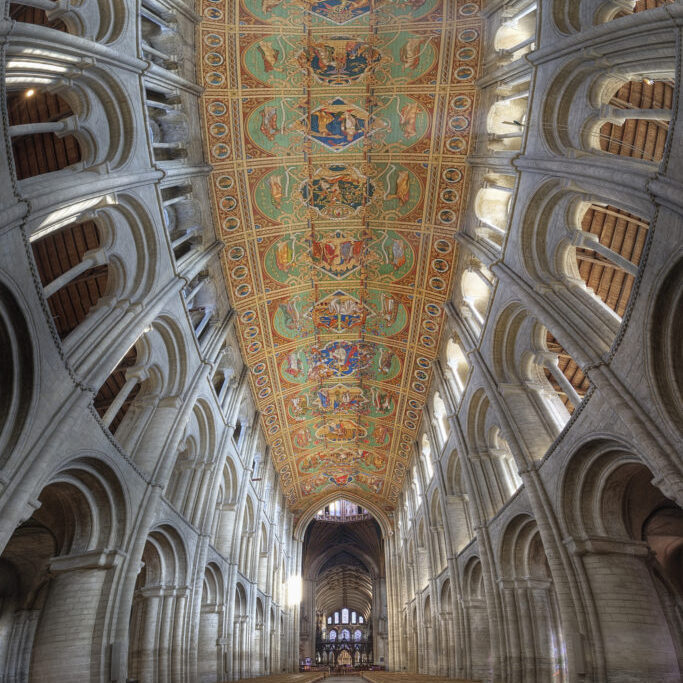 Beautiful ceiling in Ely cathedral